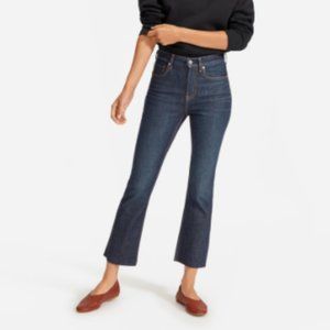 Everlane The High Rise Kick Crop Jeans